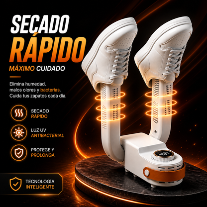 Secador de Calzado Inteligente™: Elimina el Olor, la Humedad y el Sudor
