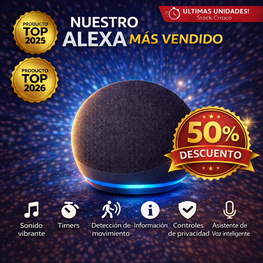 Amazon ALEXA® - Asistente Virtual - Echo Dot 5 Generación